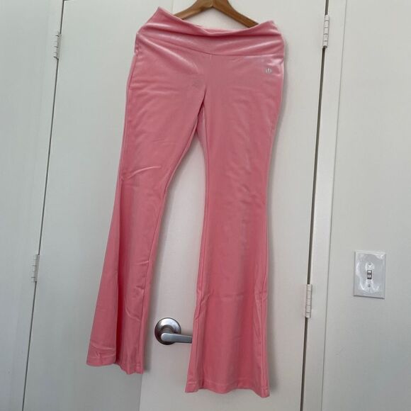 NWT Juicy Couture Velour Flare Leggings L MSRP$55 - Picture 1 of 7
